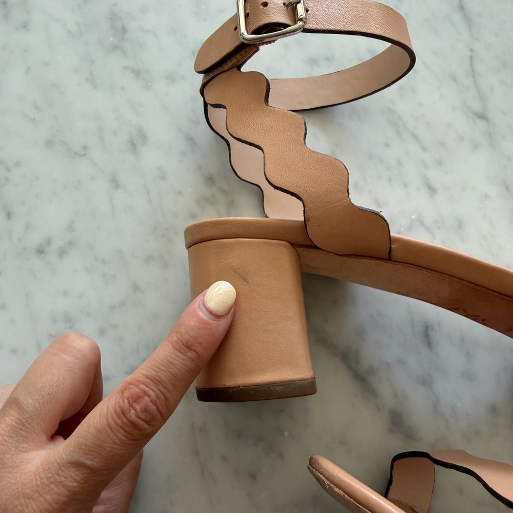 Loeffler Randall Emi Leather Sandals - Picture 6 of 8